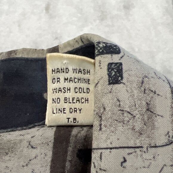 Pierre Cardin Men’s Medium Multicolor Rayon Print Shirt Button Up Collar Casual - Picture 5 of 8